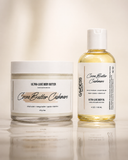 Cocoa Butter Cashmere Duo Set -Deep Moisture Body Oil & Ultra Luxe Body Butter
