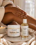 Cocoa Butter Cashmere Duo Set -Deep Moisture Body Oil & Ultra Luxe Body Butter