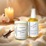 French Vanilla Dreams Duo Set - Deep Moisture Body Oil & Ultra Luxe Body Butter