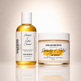 Pistachio & Salted Caramel Duo Set (Comparable To Sol De Janeiro - Brazilian Bum Bum) - Deep Moisture Body Oil & Ultra Luxe Body Butter