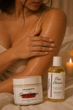 Rouge Obsession Duo Set (Comparable To Bacarrat Rouge 540) -Deep Moisture Body Oil & Ultra Luxe Body Butter